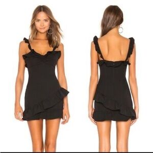 Lovers + Friends NICOLETTE DRESS in black